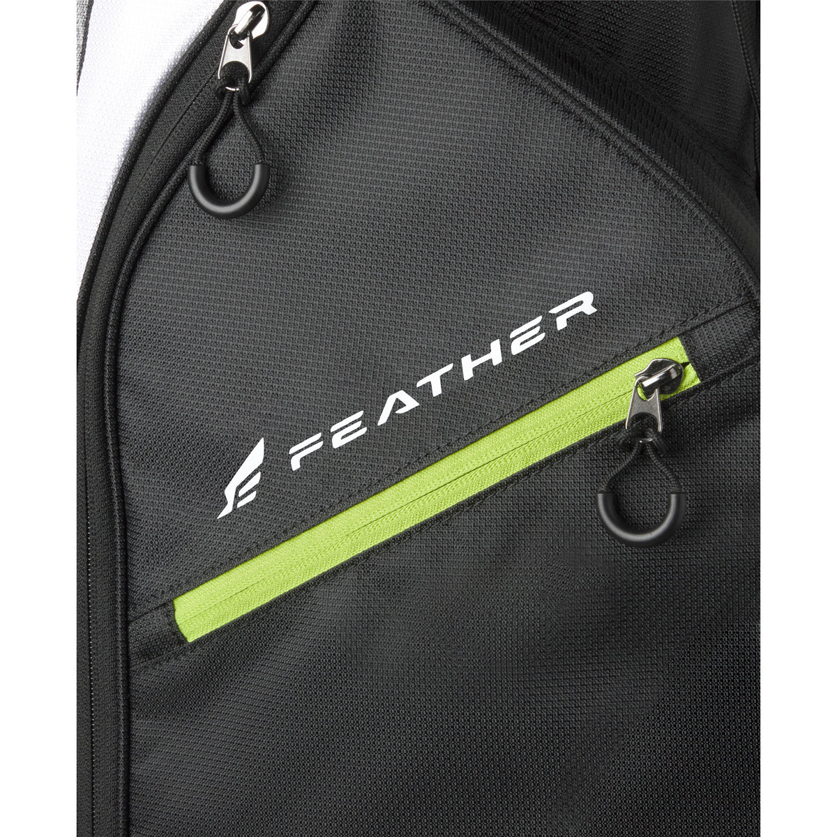 Wilson Feather Standbag, Schwarz / Grau / Weiß - Golflaedchen.de