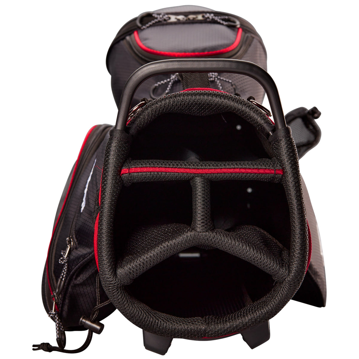 Wilson Staff Lite III Standbag, Schwarz / Rot / Grau - Golflaedchen.de