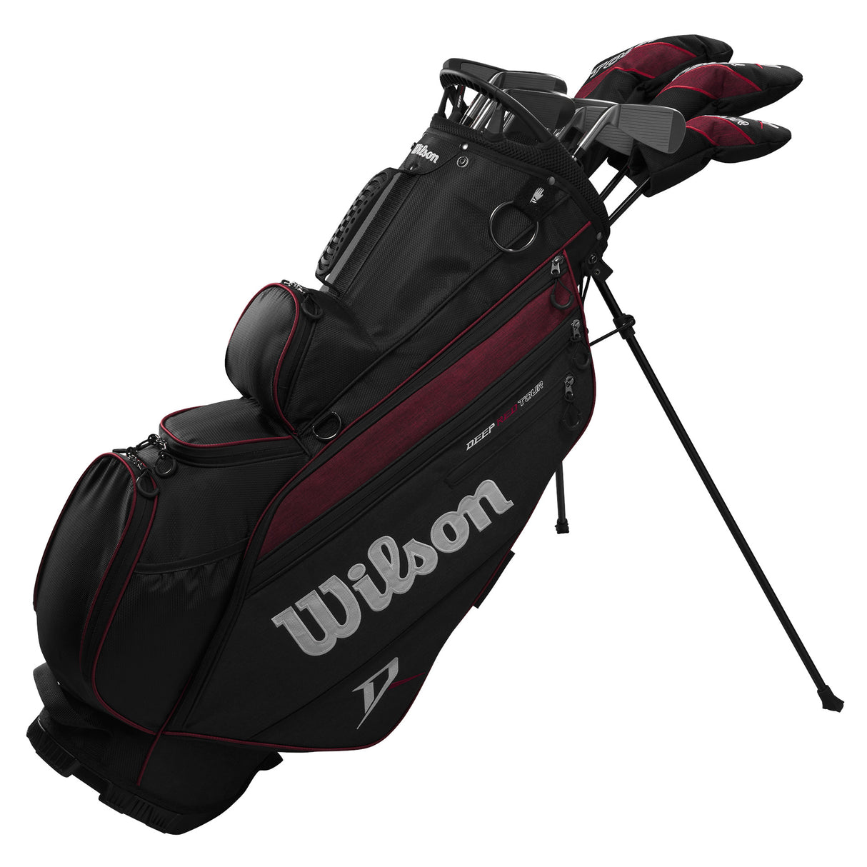 Wilson Deep Red Tour 2026 Herren Golfset / Golf Komplettset, Rechtshand, Stahl - & Graphitschäfte - Golflaedchen.de