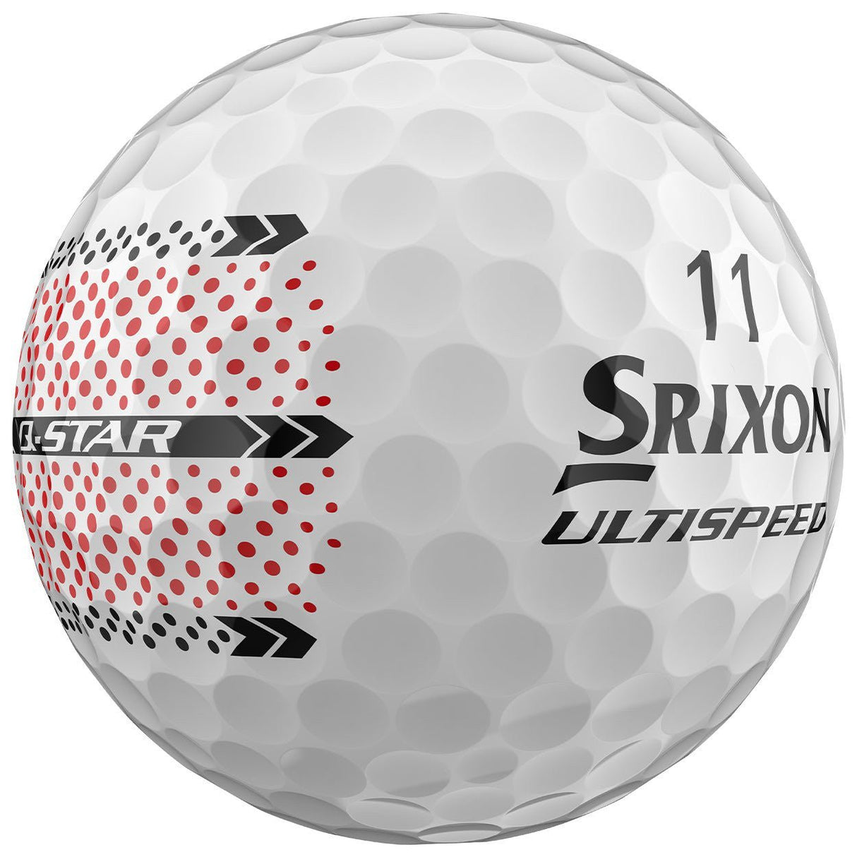 Srixon 2026 Q - Star UltiSpeed Trackline Golfbälle, Weiß, Vorteilspack, 48 Stück - Golflaedchen.de