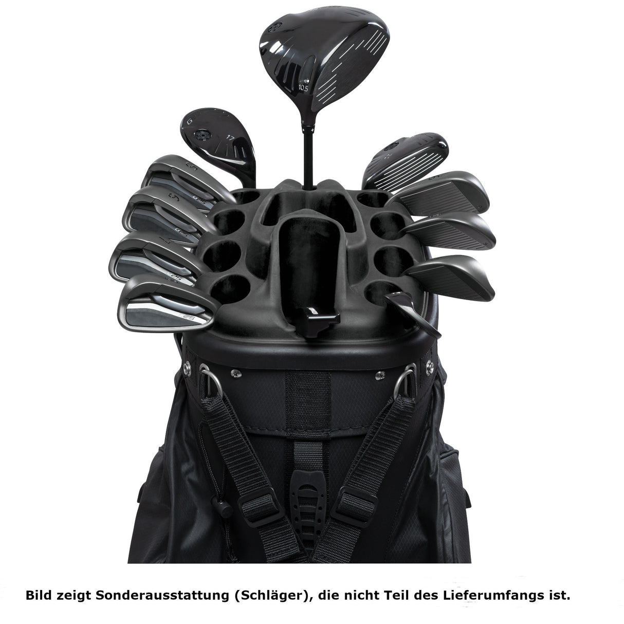 TiCad 2026 QO 14 Premium Waterproof Cartbag, Schwarz - Golflaedchen.de