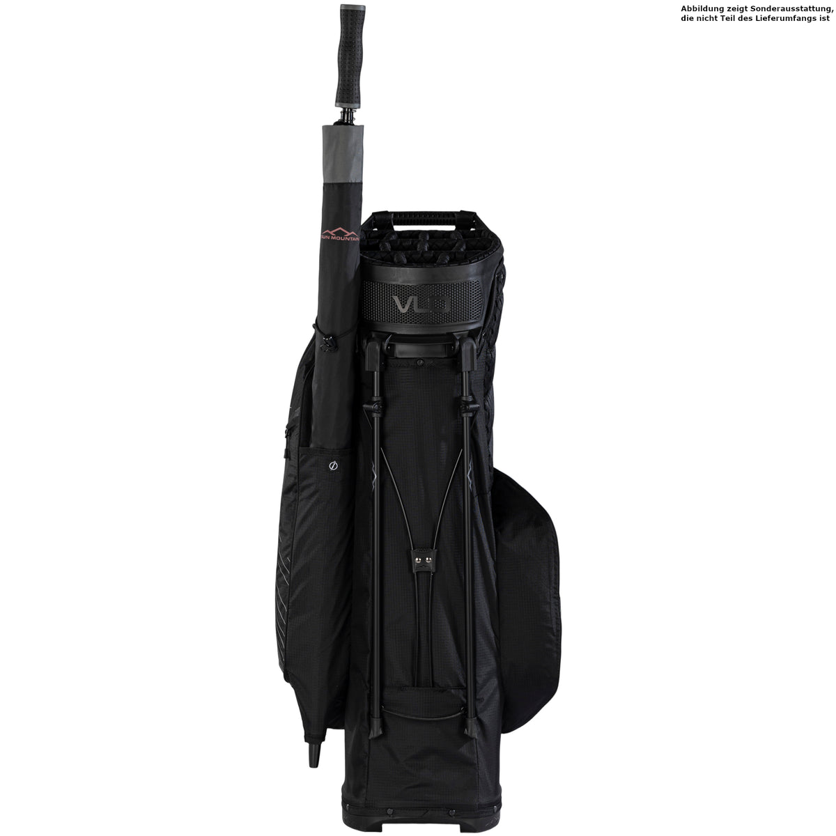 Sun Mountain 2026 H2NO 14 - Way Waterproof Hybrid Standbag, Black / Steel - Golflaedchen.de