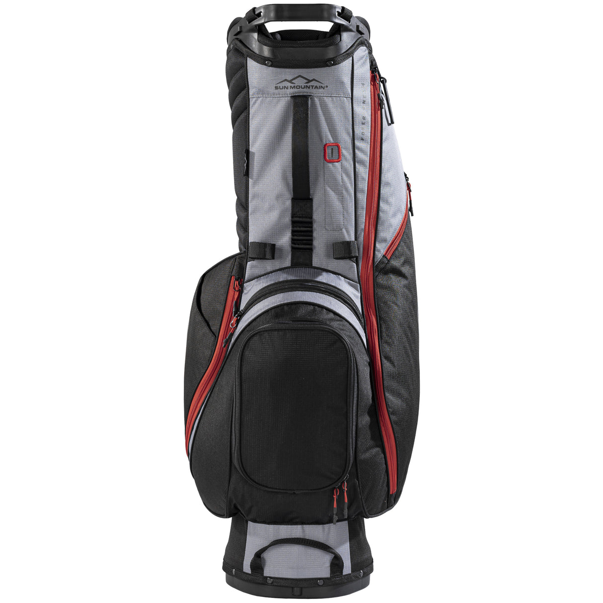 Sun Mountain Forerunner 14 - way Standbag, Black / Nickel / Red - Golflaedchen.de