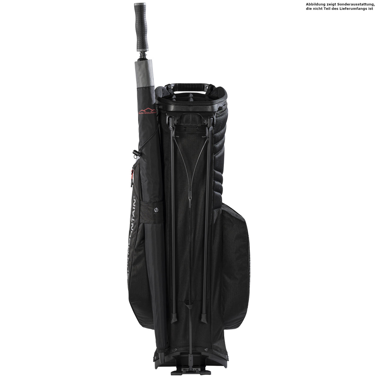 Sun Mountain Forerunner 14 - way Standbag, Black / Nickel / Red - Golflaedchen.de