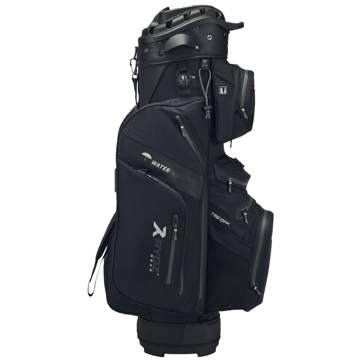 Rydz Gear Navigator QO14 Waterproof Cartbag, Schwarz - Golflaedchen.de