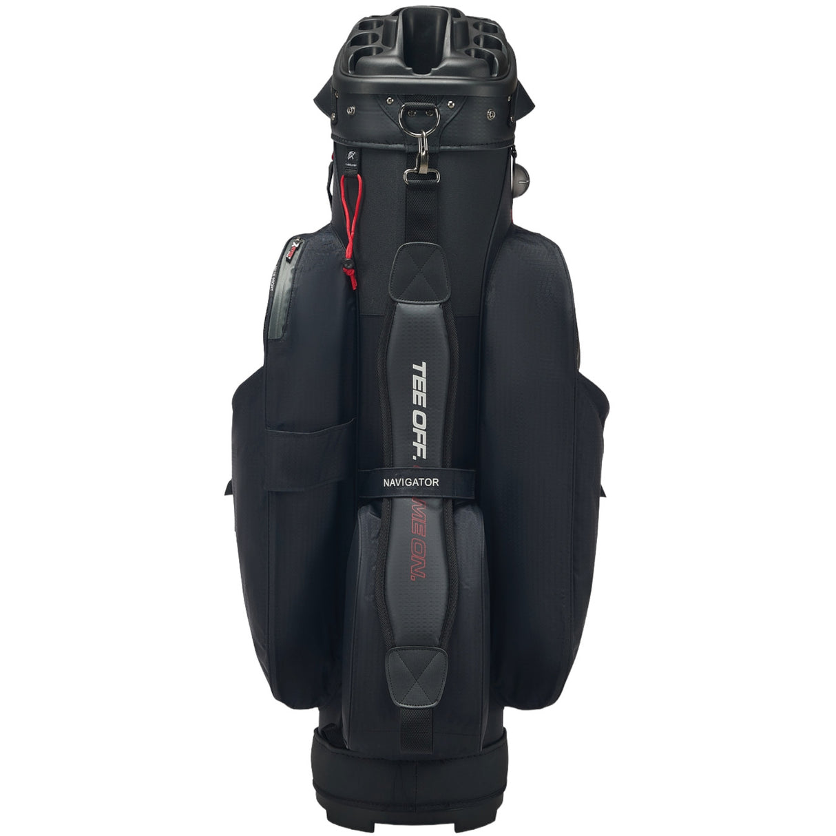 Rydz Gear Navigator QO14 Waterproof Cartbag, Schwarz / Grau / Rot