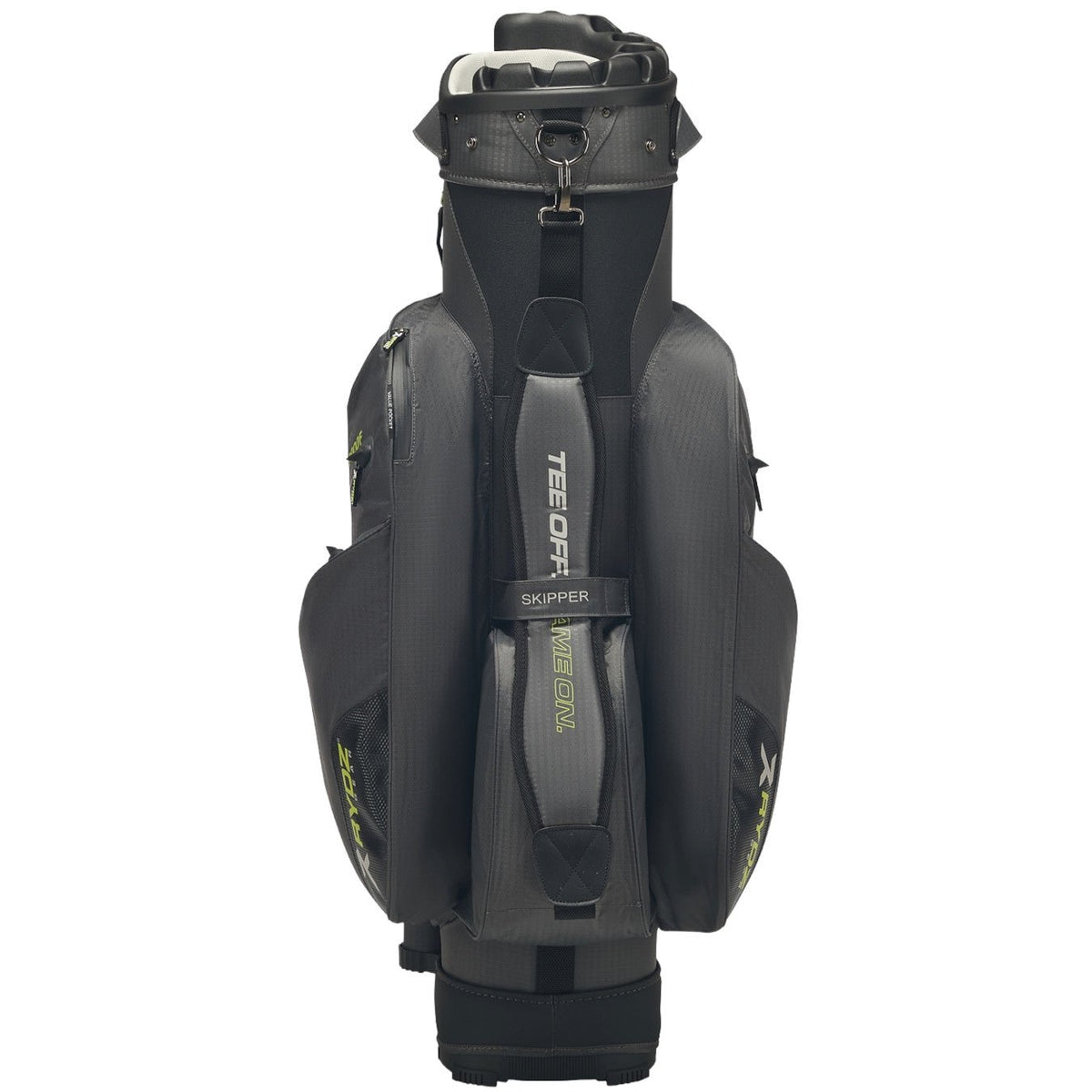 Rydz Skipper QO9 Waterproof Cartbag, Anthrazit / Grün - Golflaedchen.de