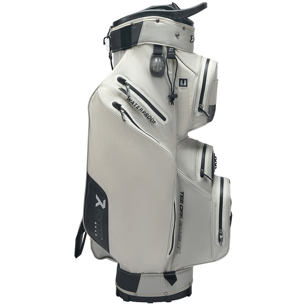 Rydz Clip Waterproof Cartbag, Silbergrau