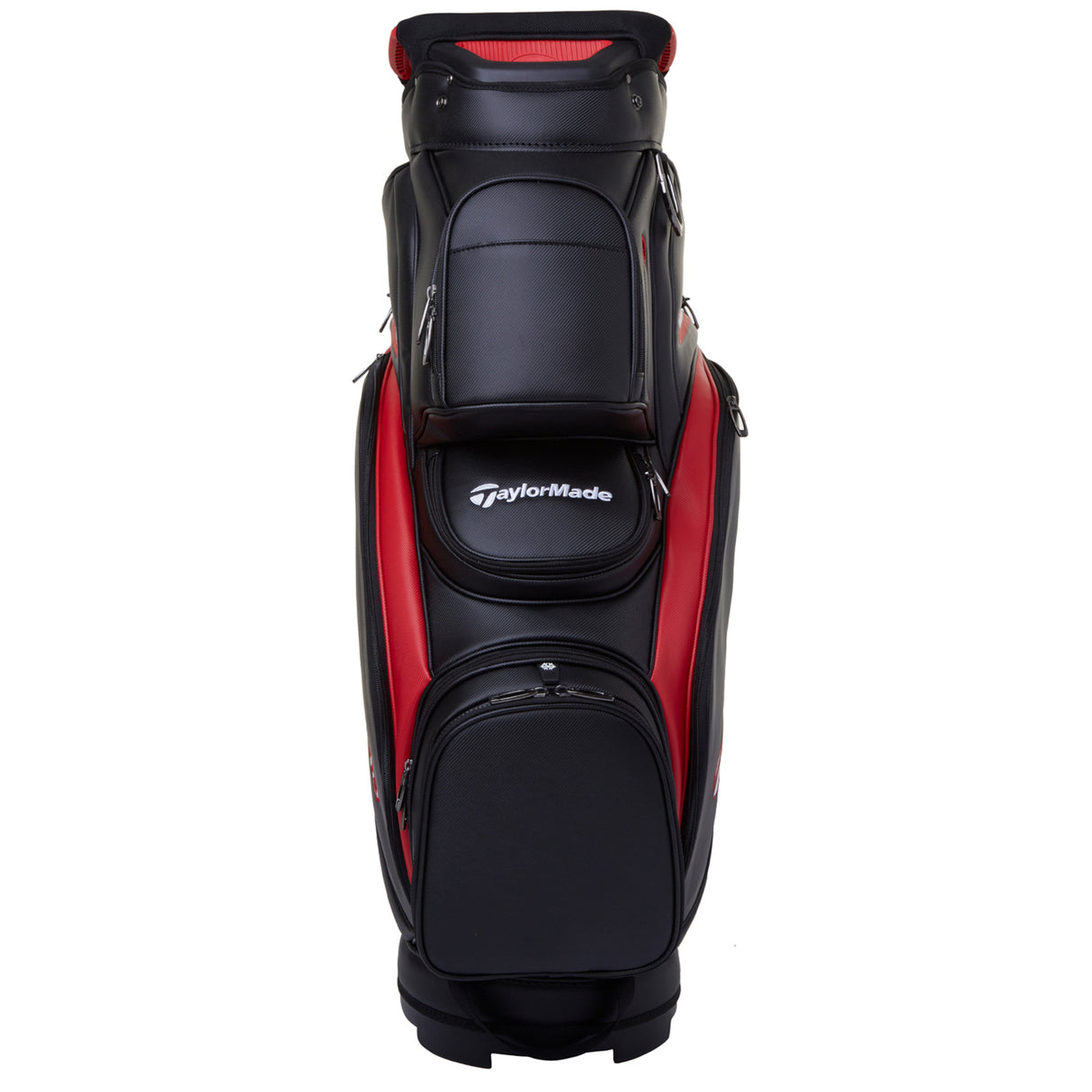 Taylor Made 2025 Deluxe Cartbag, Schwarz / Rot - Golflaedchen.de