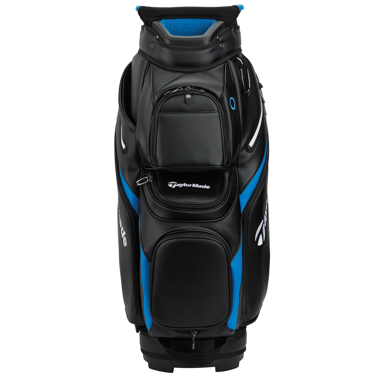 Taylor Made 2025 Deluxe Cartbag, Schwarz / Blau - Golflaedchen.de
