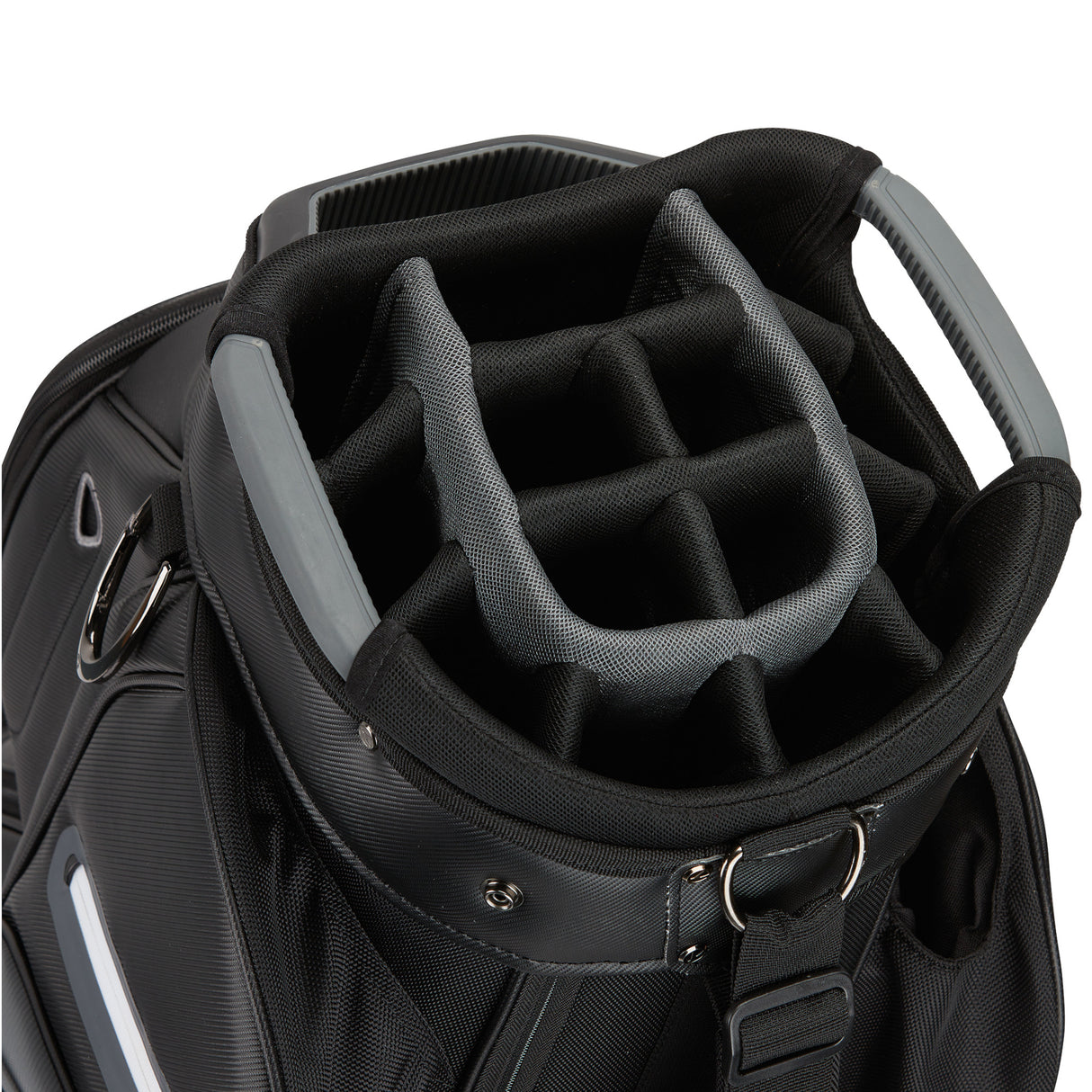 Taylor Made 2025 Deluxe Cartbag, Schwarz / Grau - Golflaedchen.de