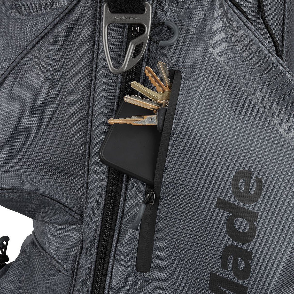 Taylor Made 2026 Pro Cartbag, Dunkelgrau - Golflaedchen.de