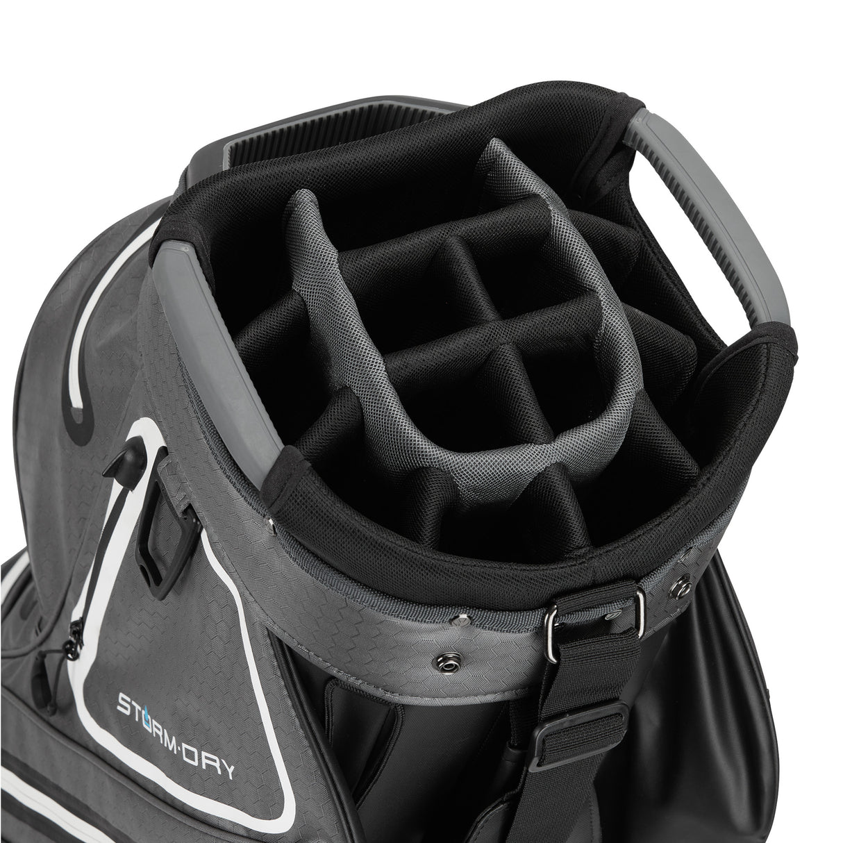 Taylor Made Storm Dry Waterproof Cartbag, Grau / Schwarz / Weiß - Golflaedchen.de
