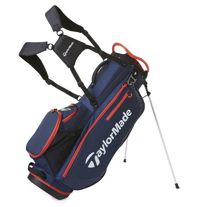 Taylor Made 2026 Pro Standbag, Navy / Rot - Golflaedchen.de