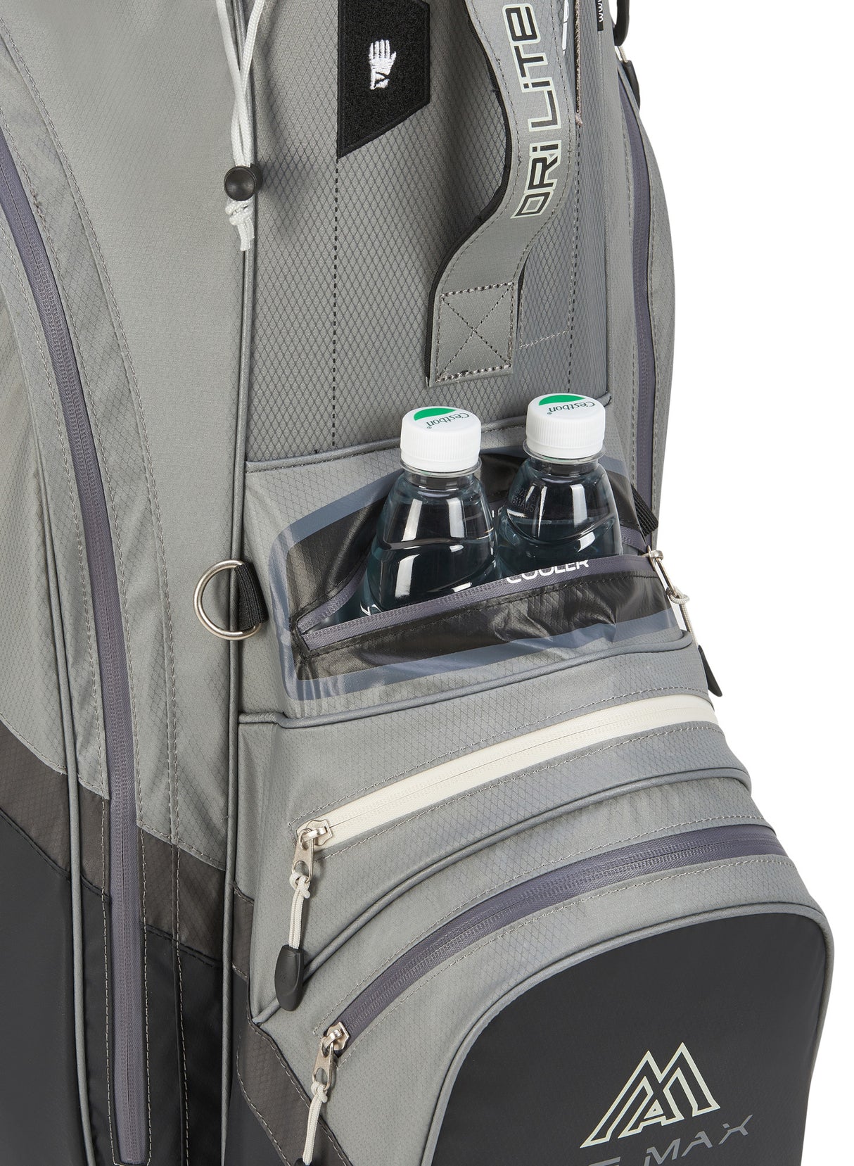 Big Max Dri Lite V - 4 Waterproof Cartbag, Grau / Schwarz - Golflaedchen.de