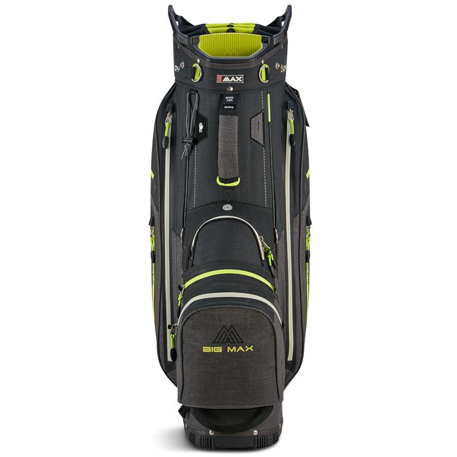 Big Max Aqua Tour 4 Waterproof Cartbag, Schwarz / Grau / Grün - Golflaedchen.de