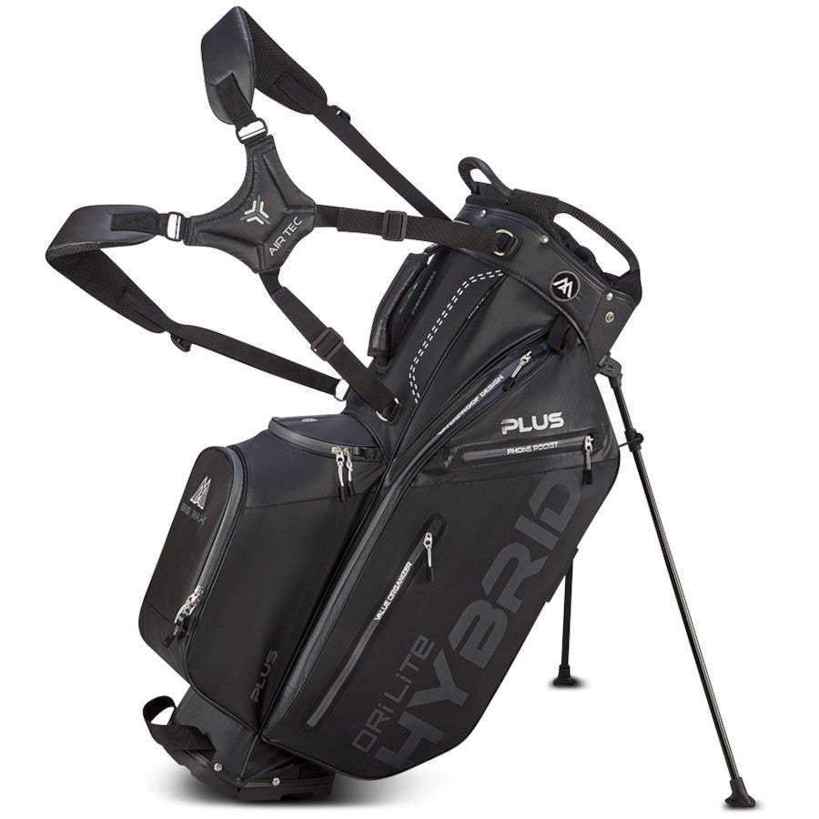 Big Max Dri Lite Hybrid Plus Waterproof Standbag, Schwarz - Golflaedchen.de