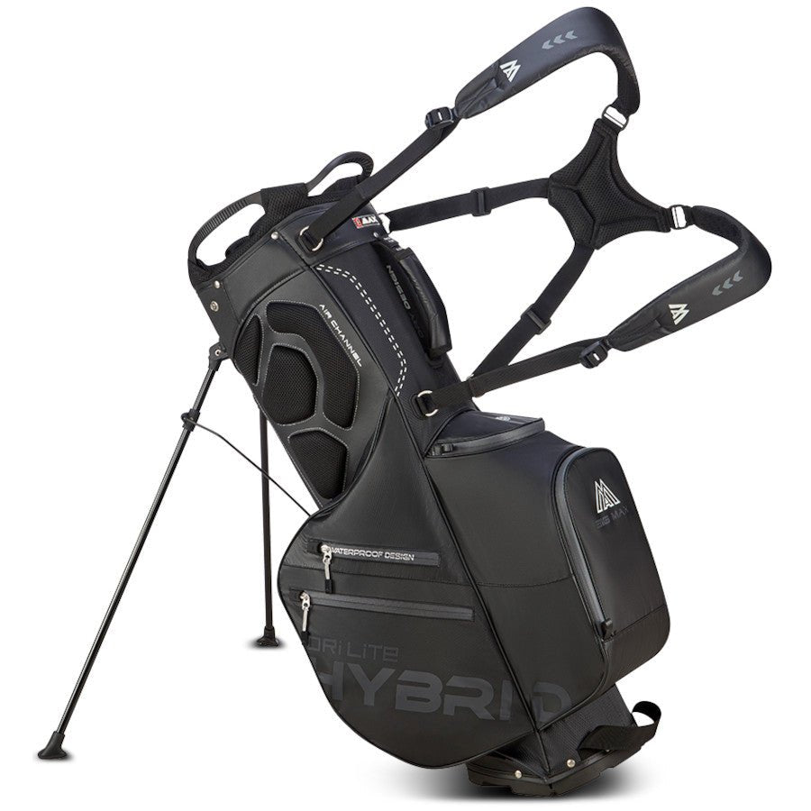 Big Max Dri Lite Hybrid Plus Waterproof Standbag, Schwarz - Golflaedchen.de
