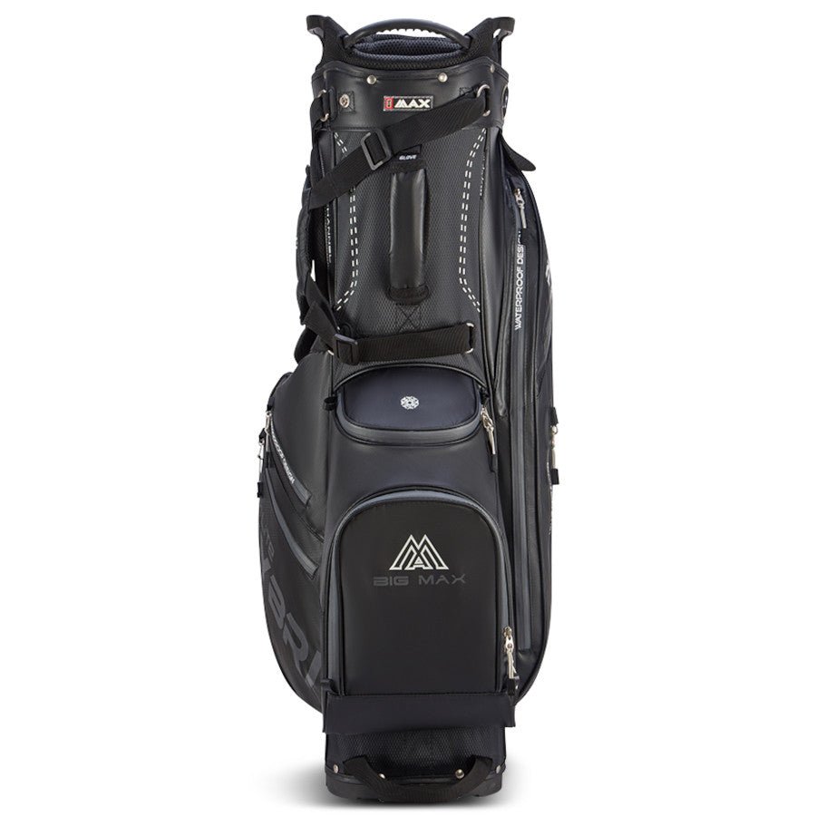 Big Max Dri Lite Hybrid Plus Waterproof Standbag, Schwarz - Golflaedchen.de