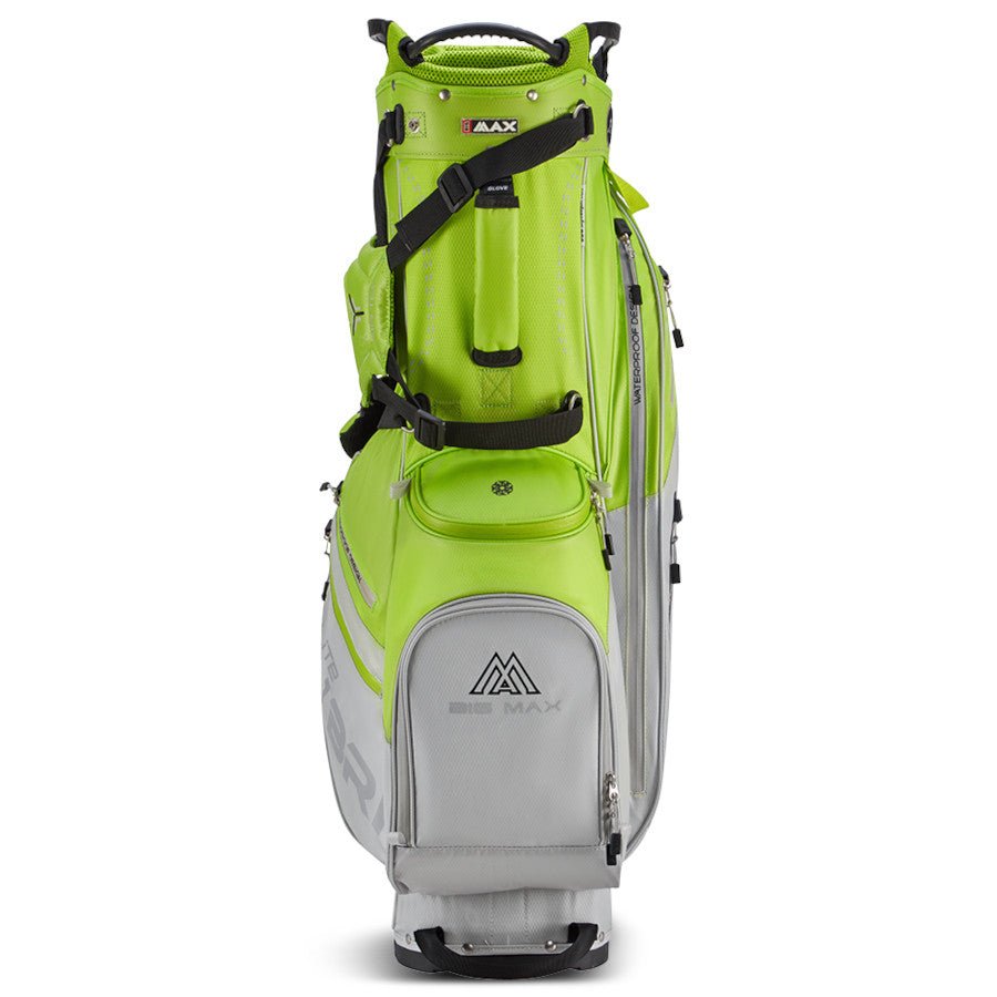 Big Max Dri Lite Hybrid Plus Waterproof Standbag, Grün / Silbergrau - Golflaedchen.de