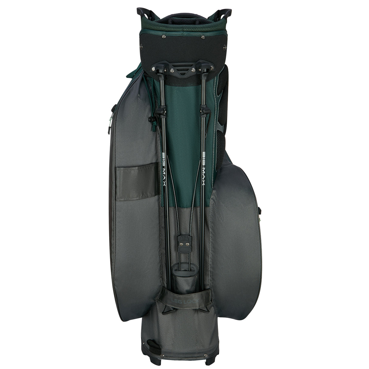 Big Max Dri Lite Hybrid Plus Waterproof Standbag, Dunkelgrün / Braun - Golflaedchen.de