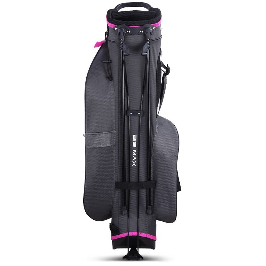 Big Max Dri Lite Seven G Waterproof Damen Standbag, Grau / Fuchsia / Offwhite - Golflaedchen.de