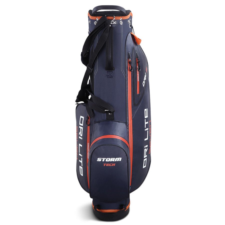 Big Max Dri Lite Seven G Waterproof Standbag, Dunkelblau / Braun - Golflaedchen.de