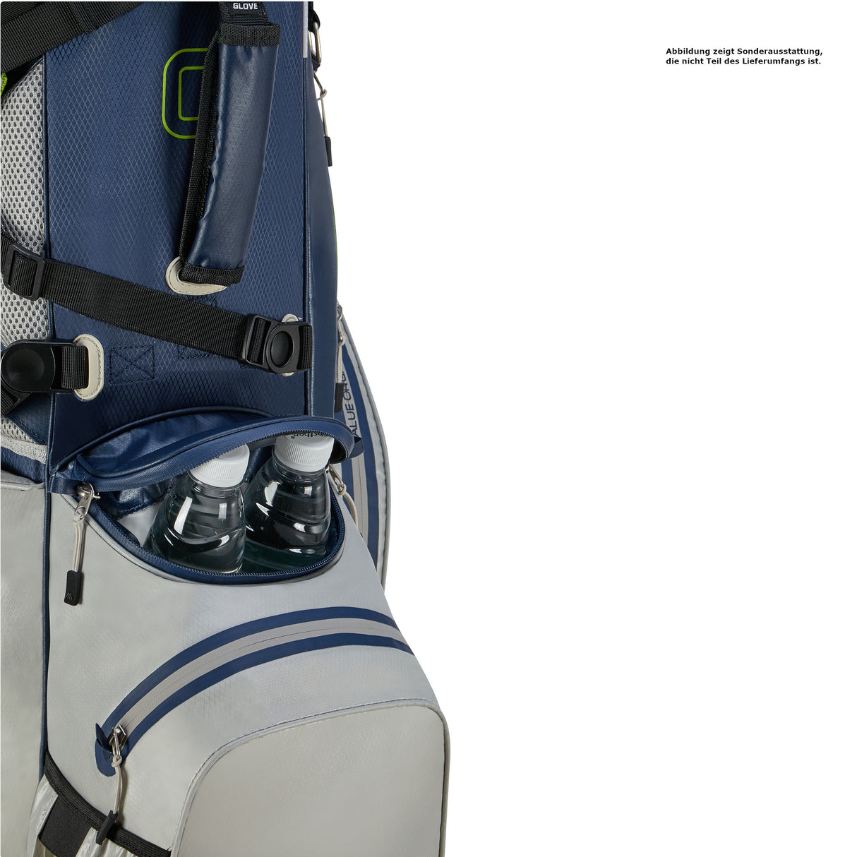 Big Max Aqua Hybrid 4 Waterproof Standbag, Navy / Grey / Lime - Golflaedchen.de