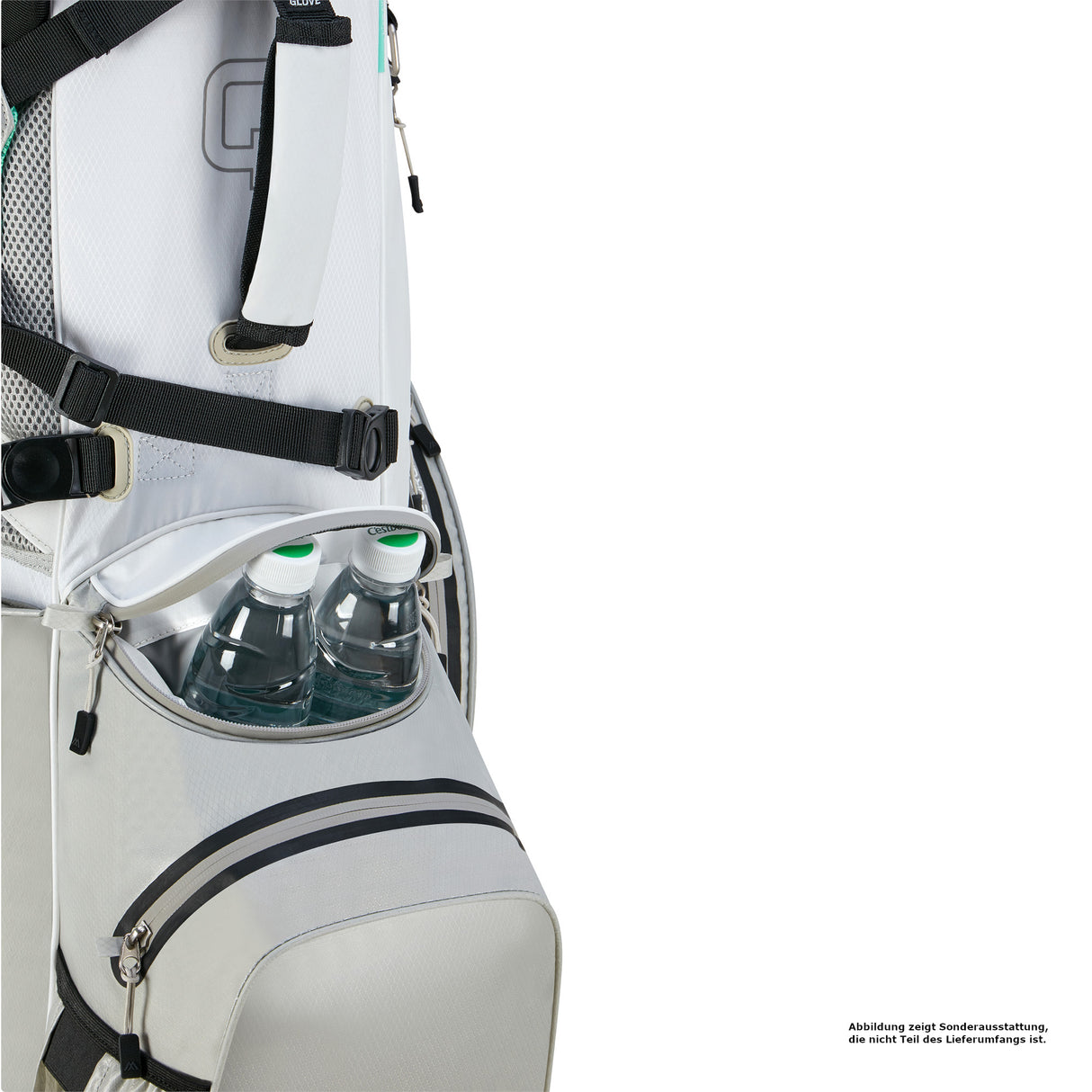 Big Max Aqua Hybrid 4 Waterproof Standbag, White / Grey / Mint - Golflaedchen.de