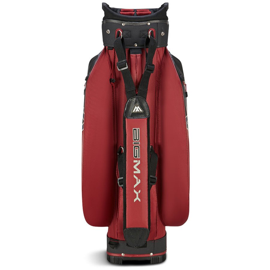 Big Max 2026 Aqua Sport 4 Waterproof Cartbag, Dunkelgrau / Merlot - Golflaedchen.de