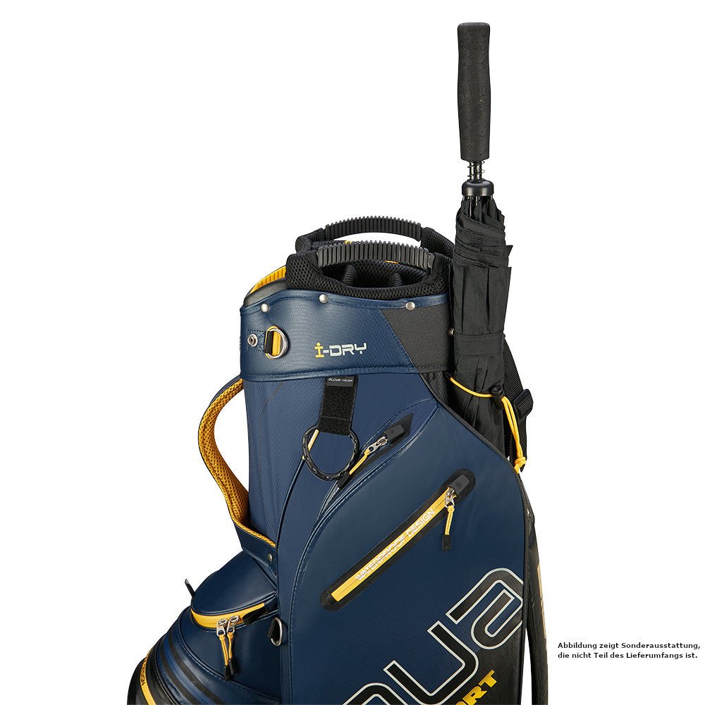 Big Max 2026 Aqua Sport 4 Waterproof Cartbag, Navy / Schwarz / Orange - Golflaedchen.de
