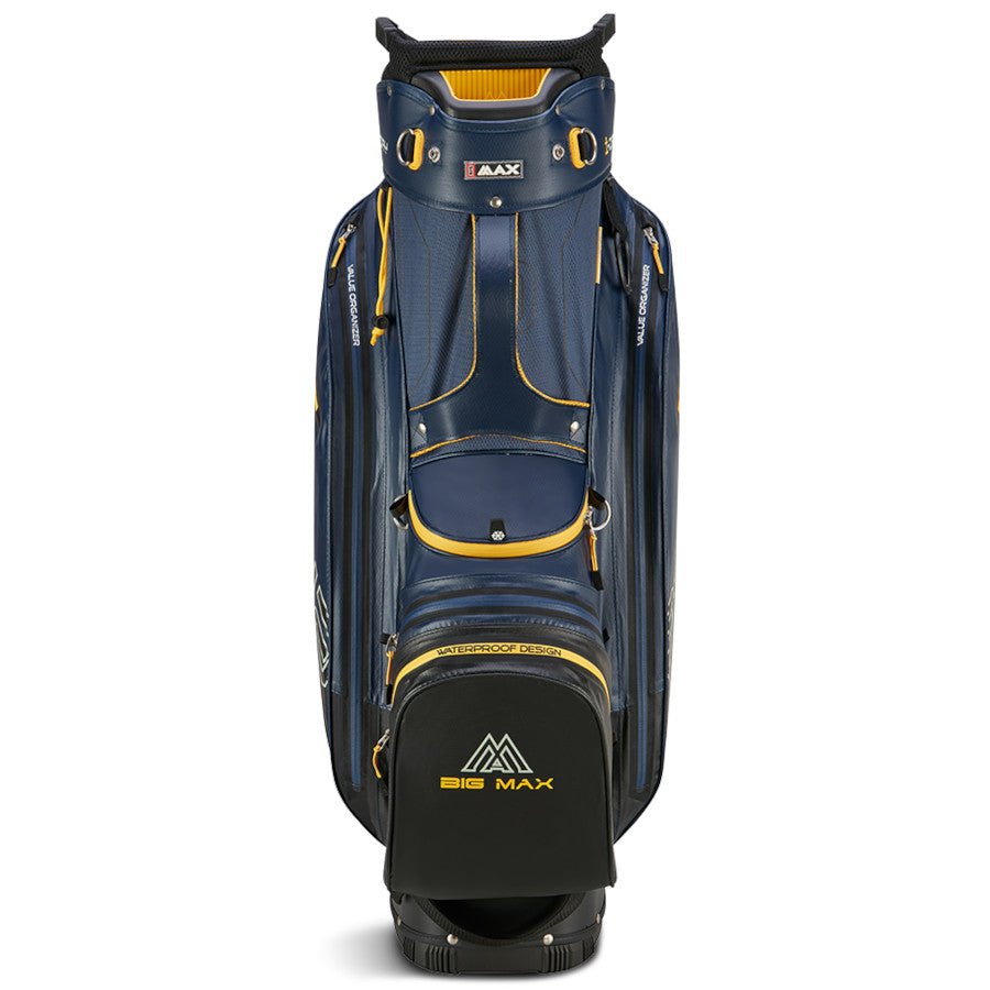 Big Max 2026 Aqua Sport 4 Waterproof Cartbag, Navy / Schwarz / Orange - Golflaedchen.de