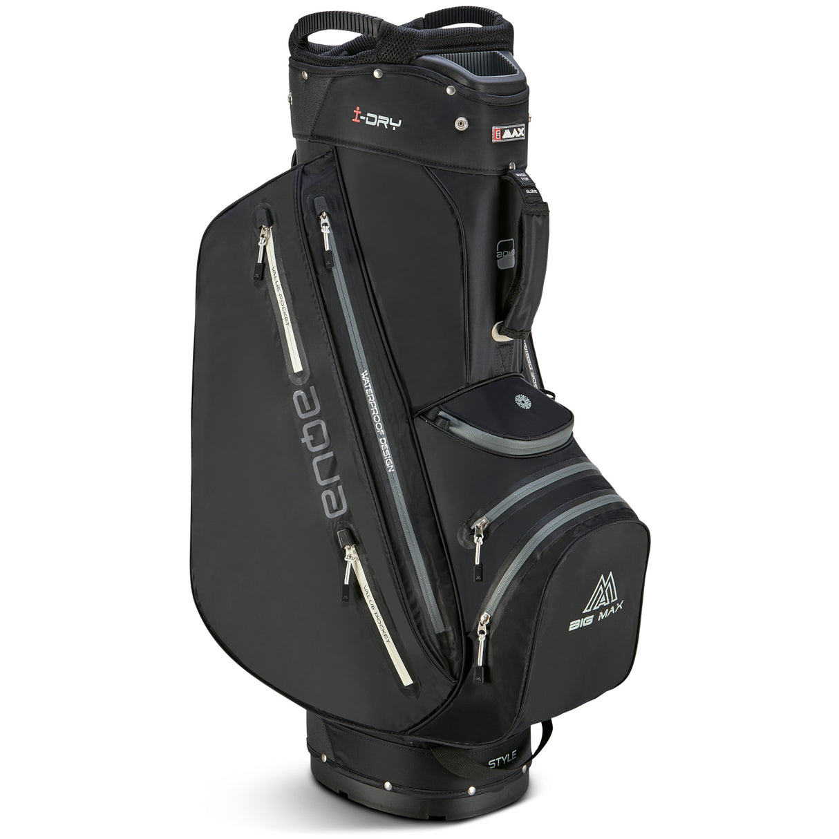 Big Max Aqua Style 4 Waterproof Cartbag, Schwarz - Golflaedchen.de