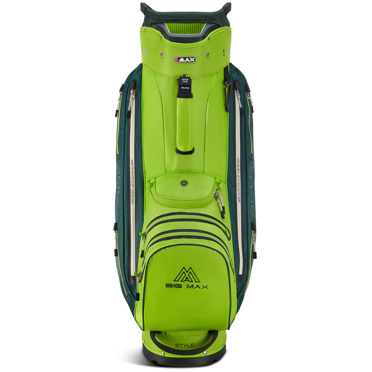 Big Max Aqua Style 4 Waterproof Cartbag, Grün - Golflaedchen.de