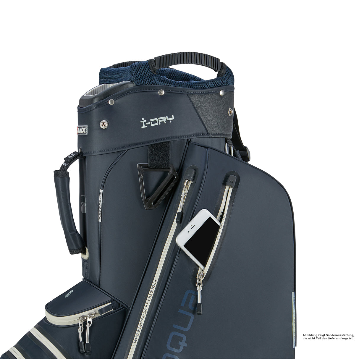 Big Max Aqua Style 4 Waterproof Cartbag, Navy - Golflaedchen.de