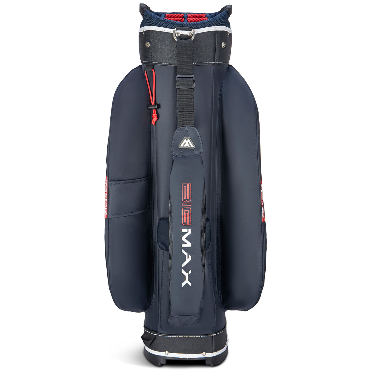 Big Max Aqua Style 4 Waterproof Cartbag, Weiß / Navy / Rot - Golflaedchen.de
