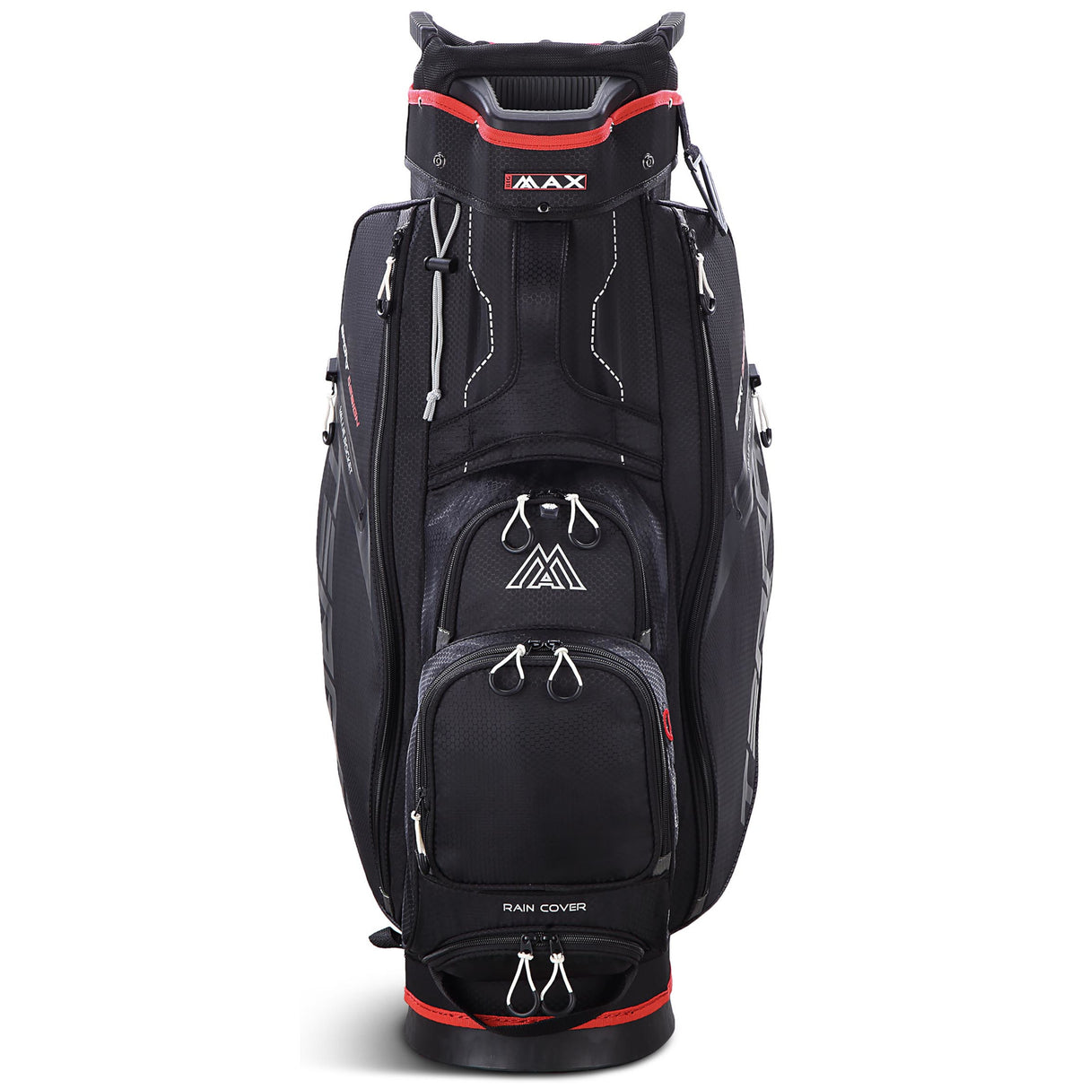 Big Max Terra Sport Cartbag / Golfbag, Schwarz / Rot - Golflaedchen.de