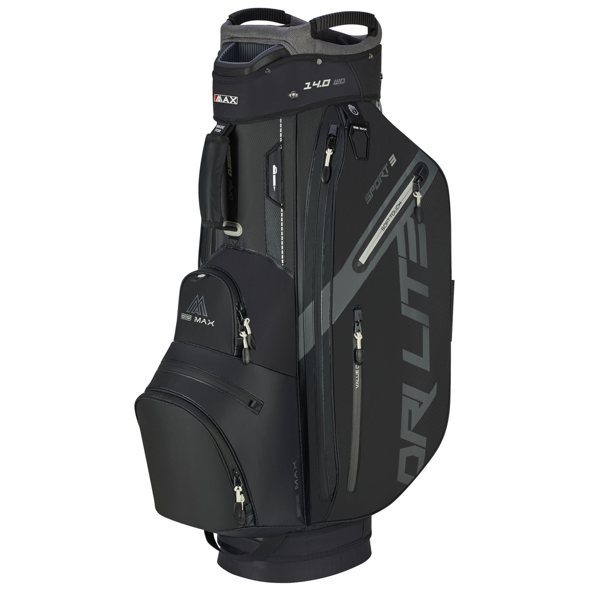 Big Max Dri Lite Sport 3 Waterproof Cartbag, Schwarz - Golflaedchen.de