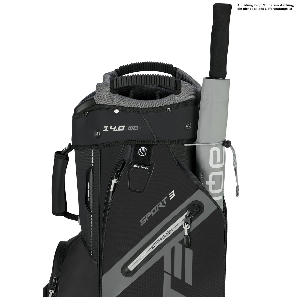 Big Max Dri Lite Sport 3 Waterproof Cartbag, Schwarz - Golflaedchen.de