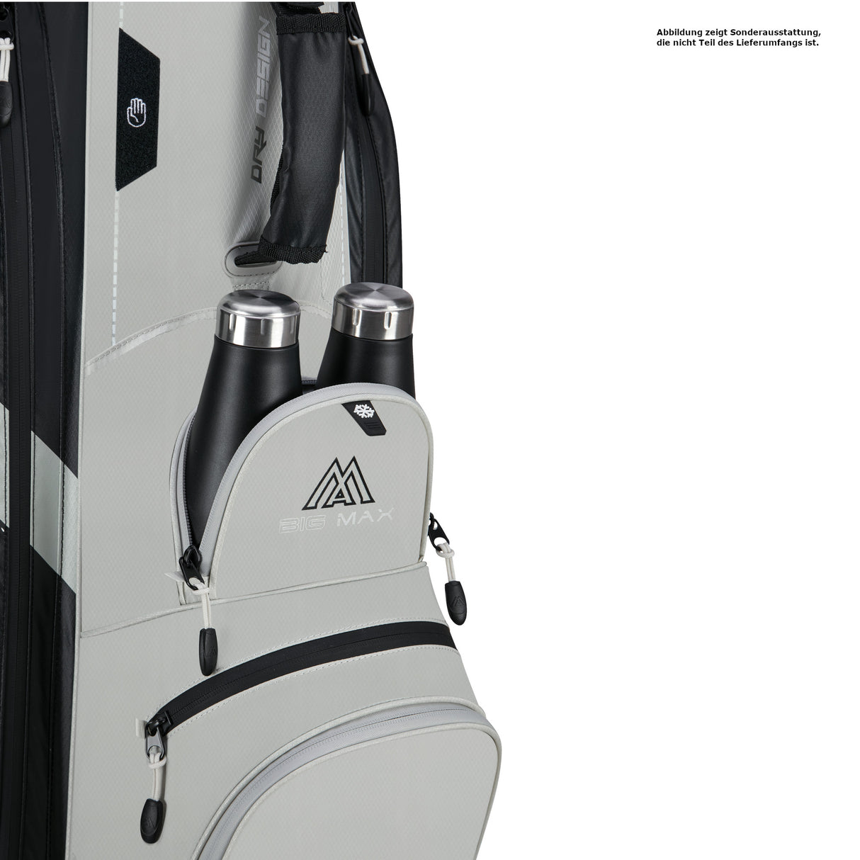 Big Max Dri Lite Sport 3 Waterproof Cartbag, Schwarz / Taupe - Golflaedchen.de