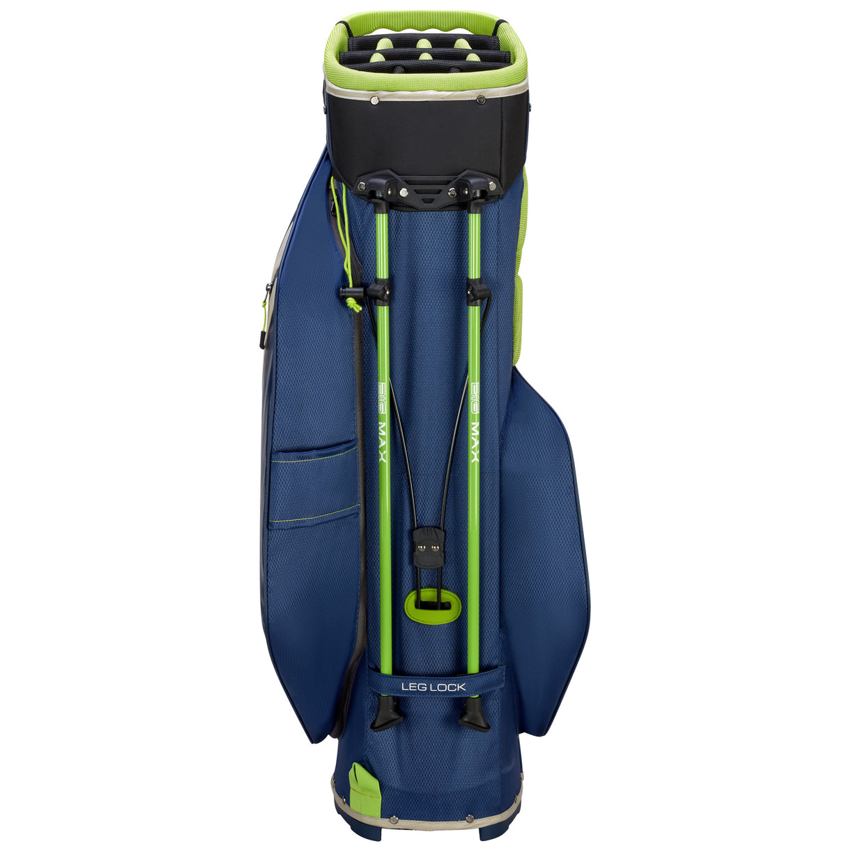 Big Max Dri Lite Hybrid Tour 2 Waterproof Standbag, Navy / Grün - Golflaedchen.de