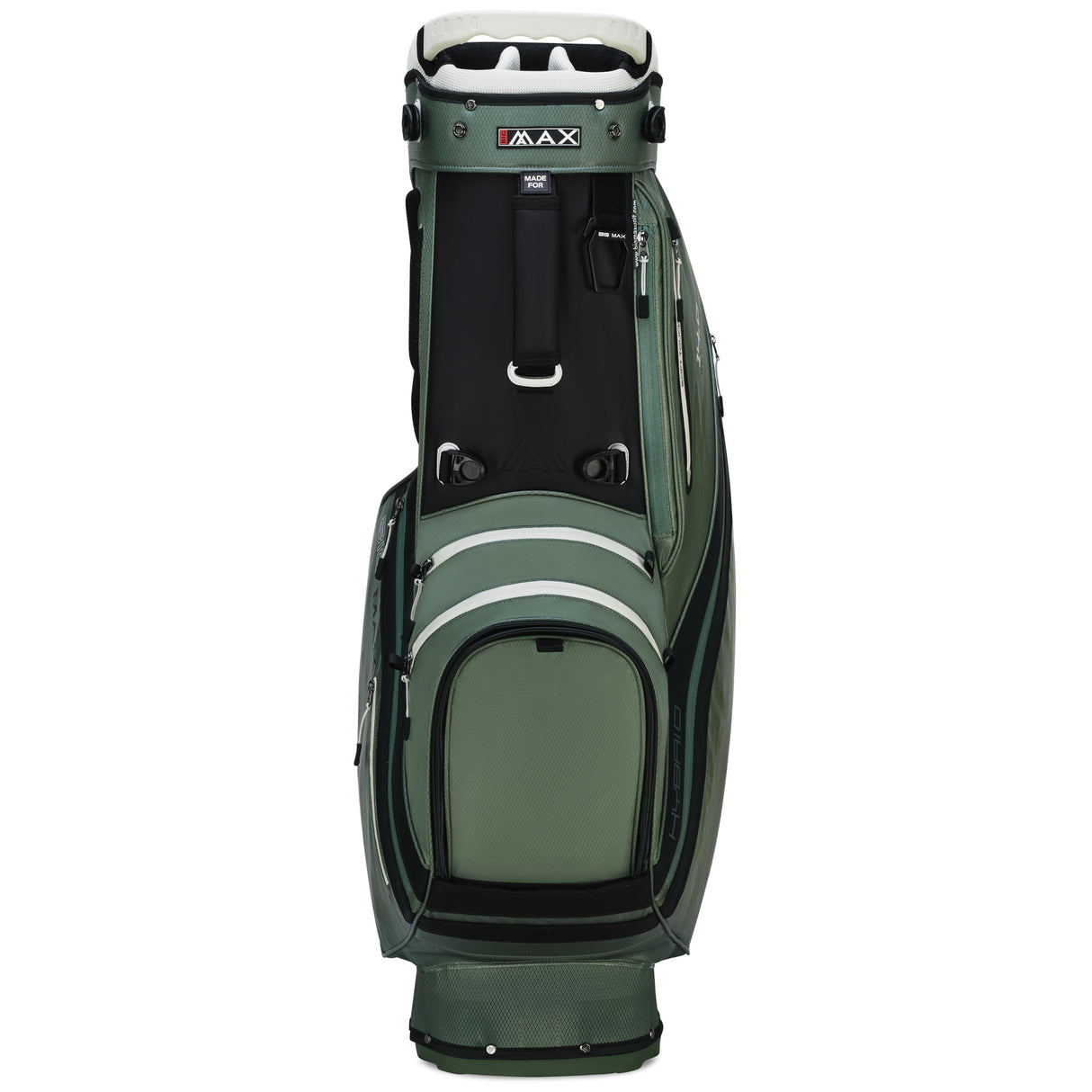 Big Max Dri Lite Hybrid Tour 2 Waterproof Standbag, Grün / Schwarz - Golflaedchen.de