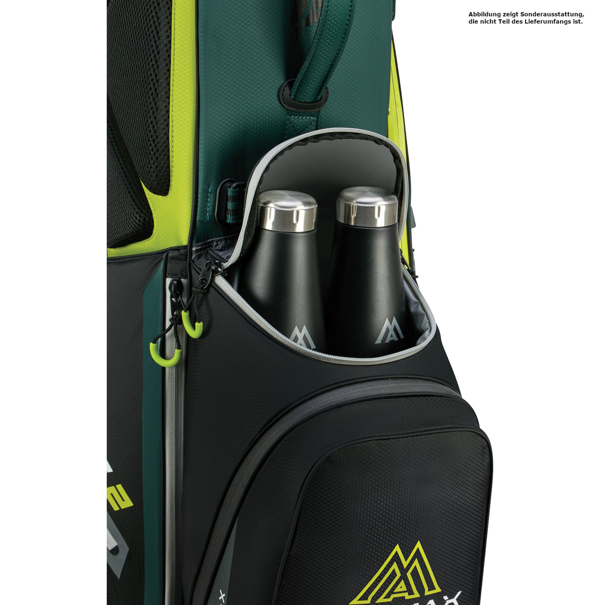 Big Max Dri Lite Feather 2 Waterproof Standbag, Grün / Schwarz - Golflaedchen.de
