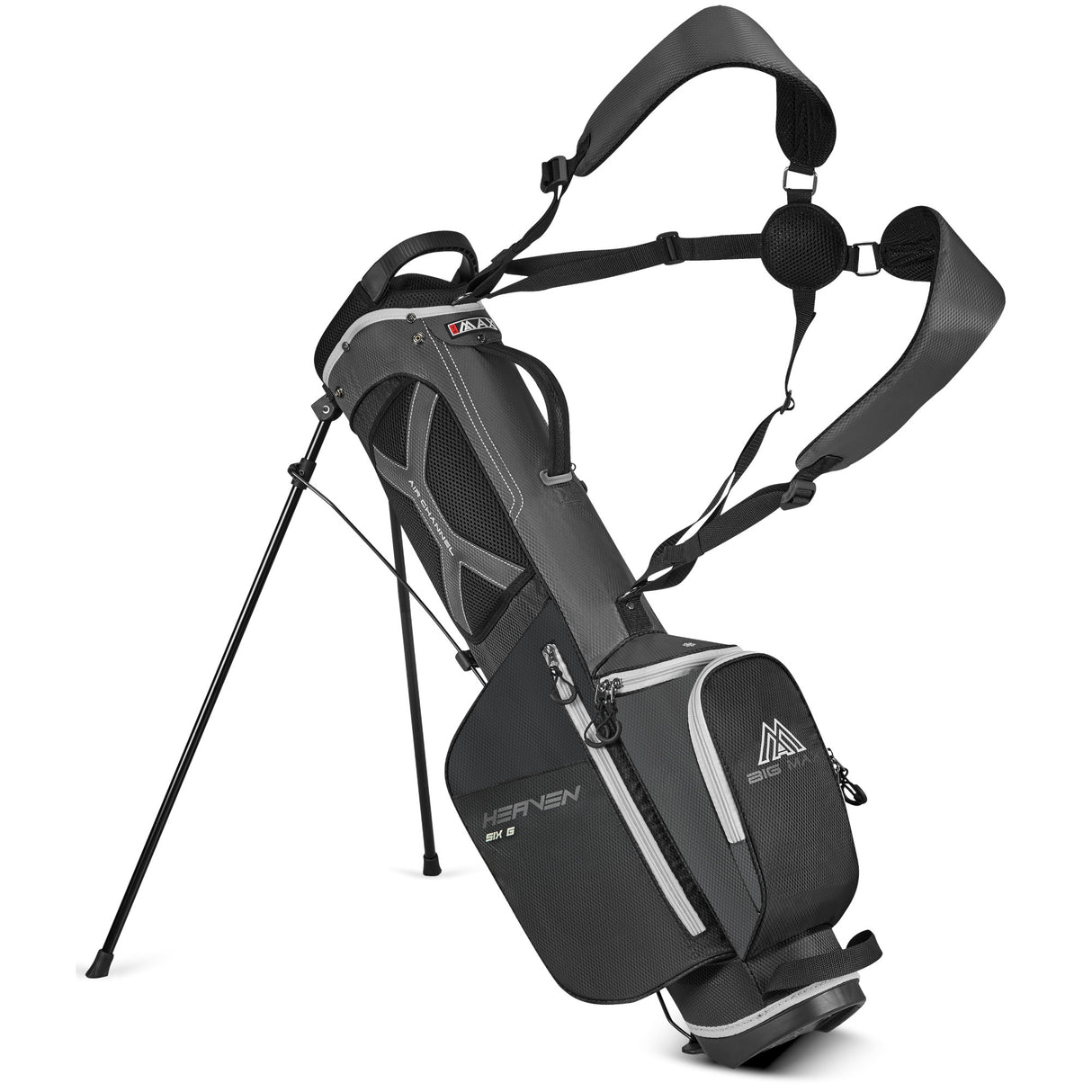 Big Max Heaven SIX G Standbag, Grau / Schwarz - Golflaedchen.de