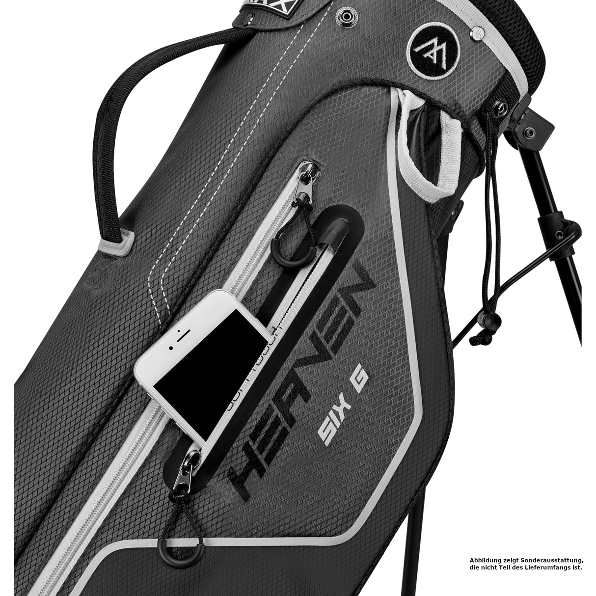 Big Max Heaven SIX G Standbag, Grau / Schwarz - Golflaedchen.de