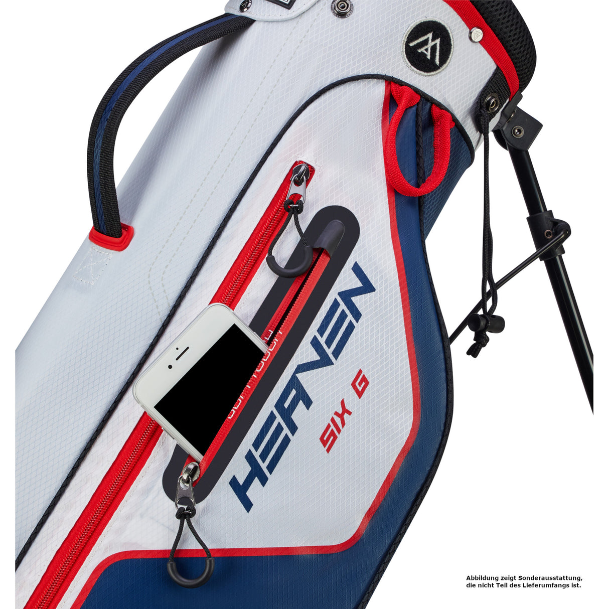 Big Max Heaven SIX G Standbag, Weiß / Navy / Rot - Golflaedchen.de