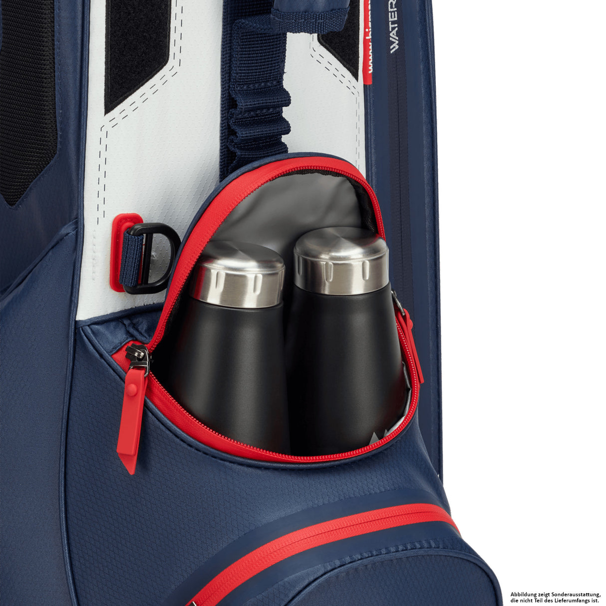 Big Max Aqua Eight H Waterproof Standbag, Navy / Weiß / Rot - Golflaedchen.de