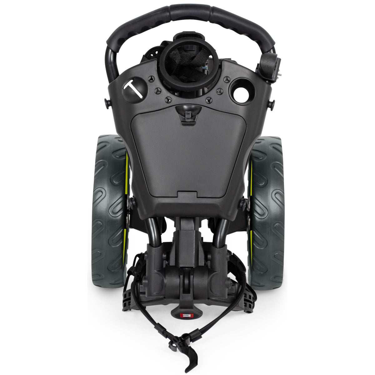 Wishbone TWO Golftrolley, Schwarz / Grün - Golflaedchen.de