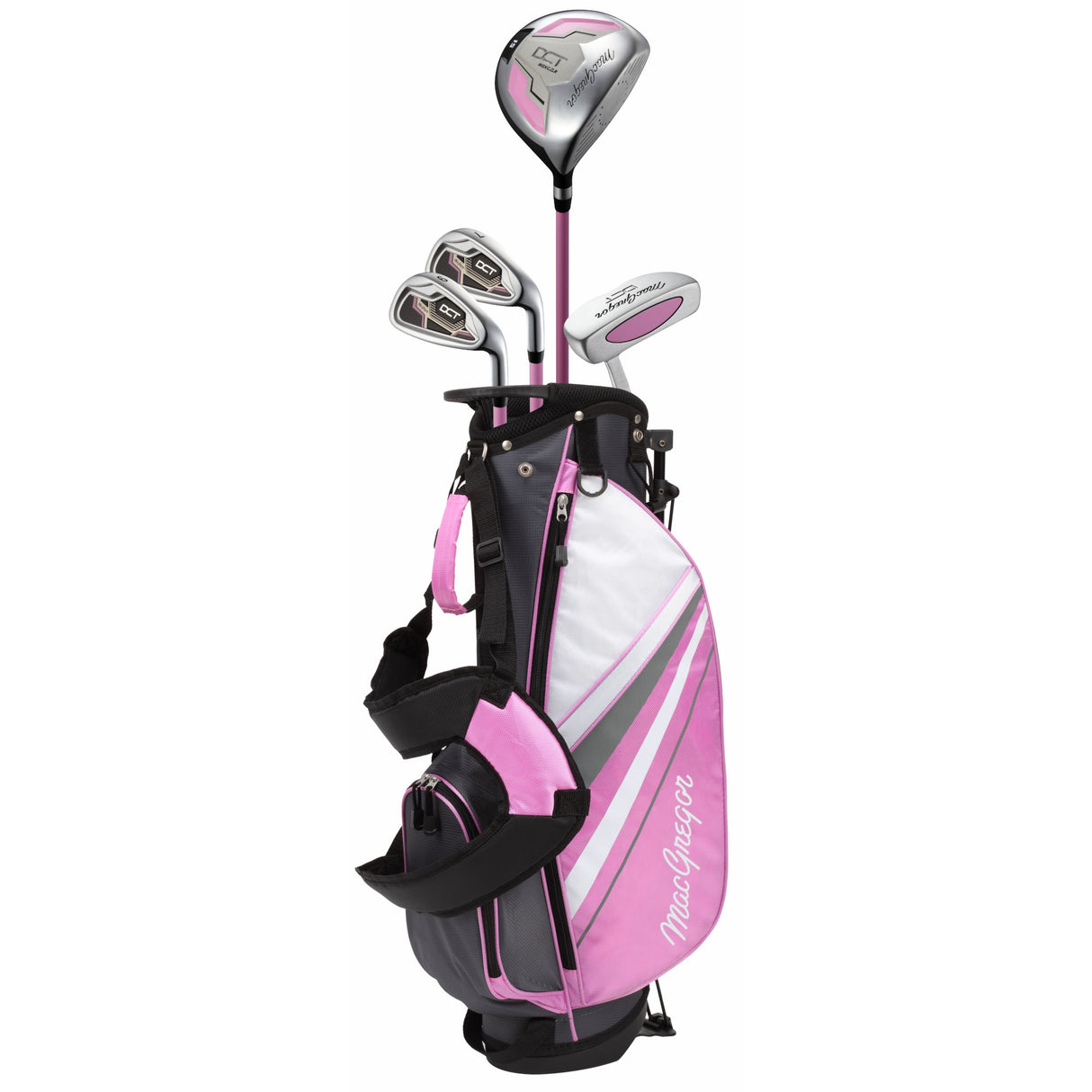 MacGregor DCT Junior Kinder Golfset Girls, Pink (6 - 8 Jahre), Rechtshand - Golflaedchen.de