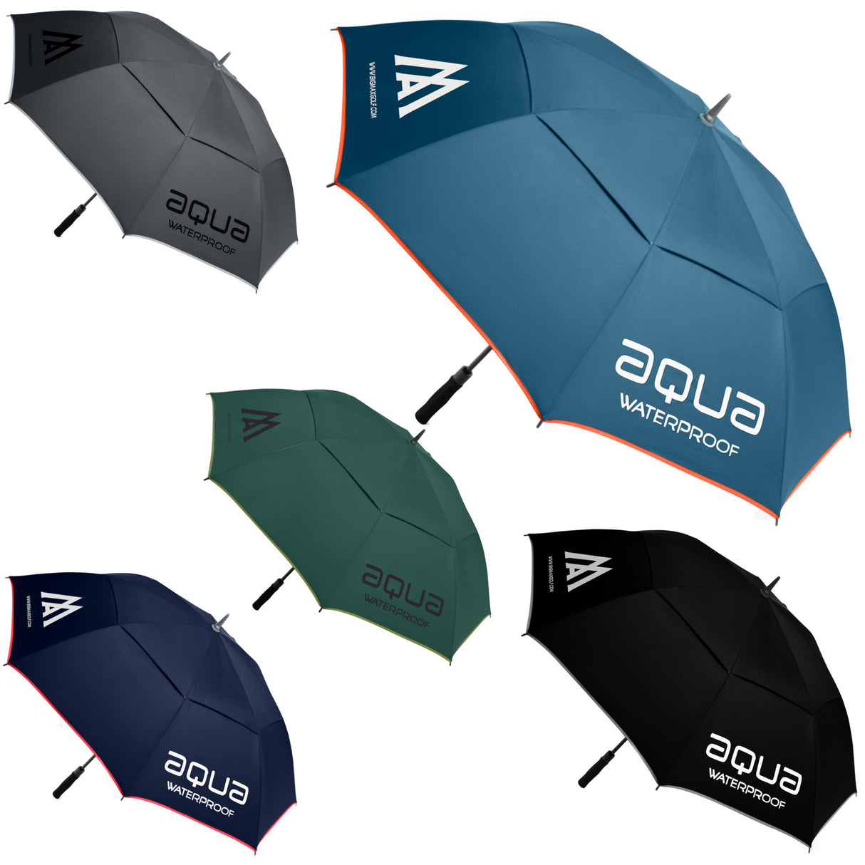 Big Max Aqua Double Canopy Golfschirm / Regenschirm - Golflaedchen.de